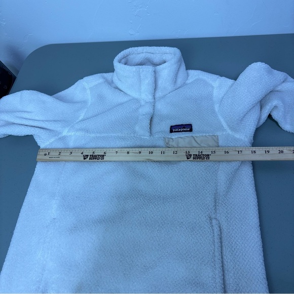 Patagonia Re-Tool Snap T Pullover Sweatshirt Jacket Soft Women's Small Ivory - Picture 10 of 11